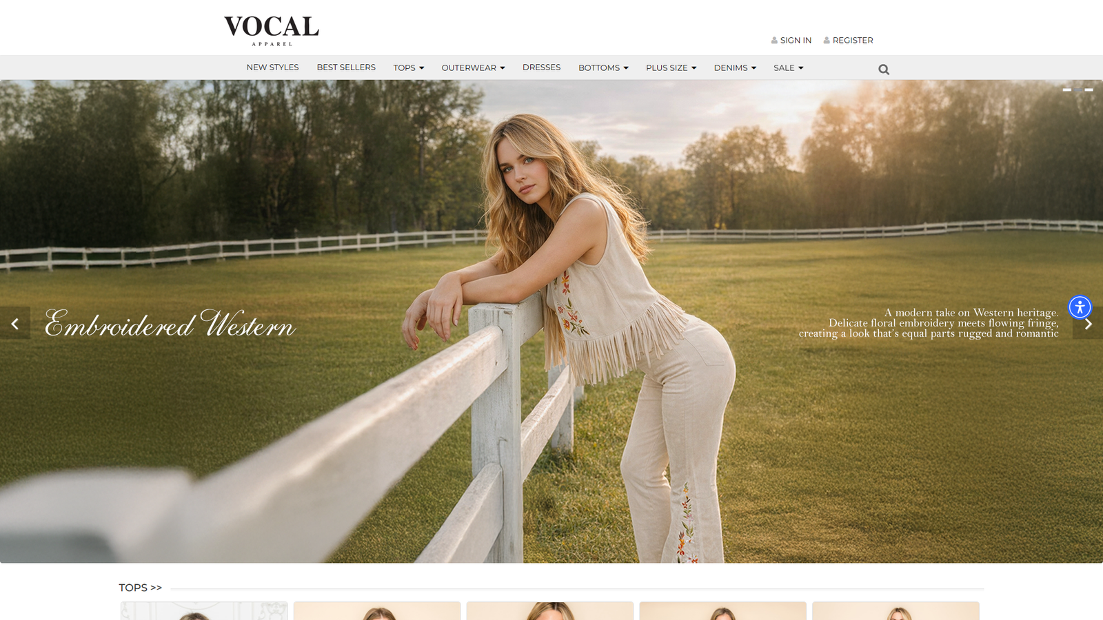 Vocal Apparel boho style apparel wholesale