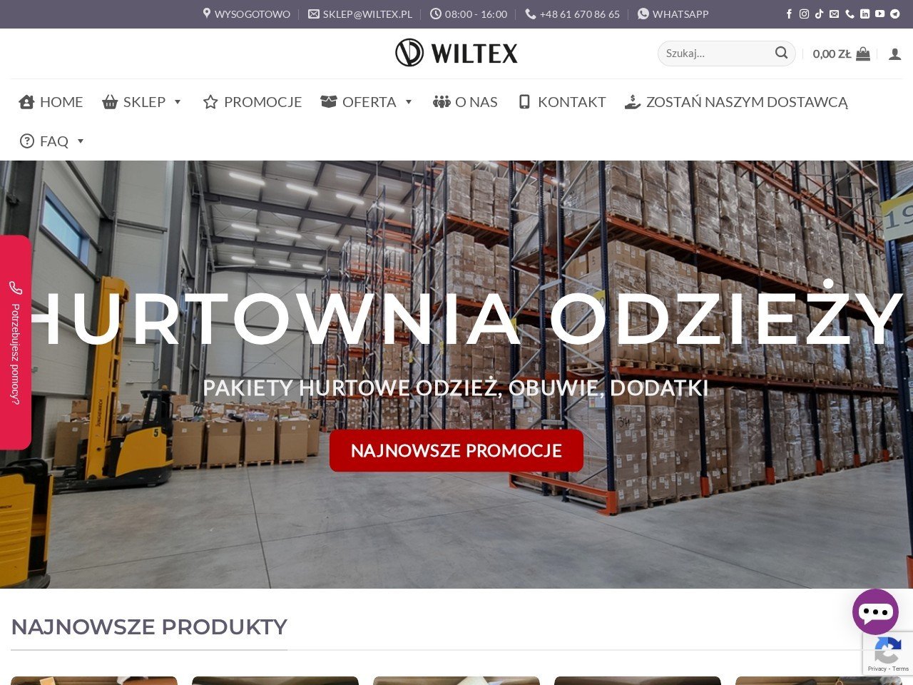 Wiltex used clothing bulk