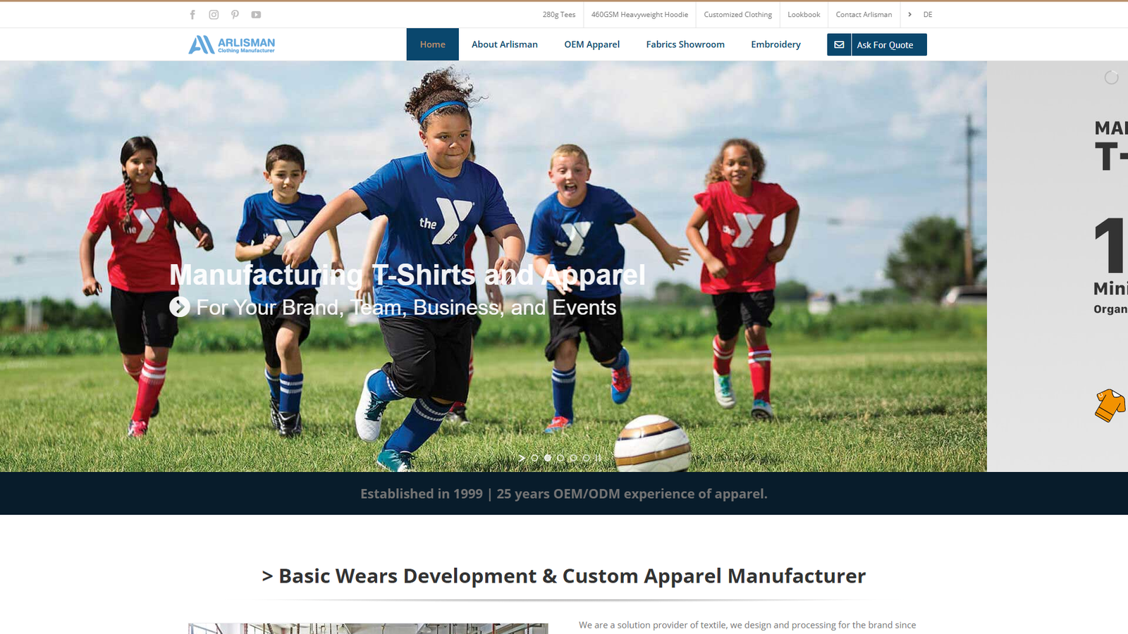 Arlisman garment factories China