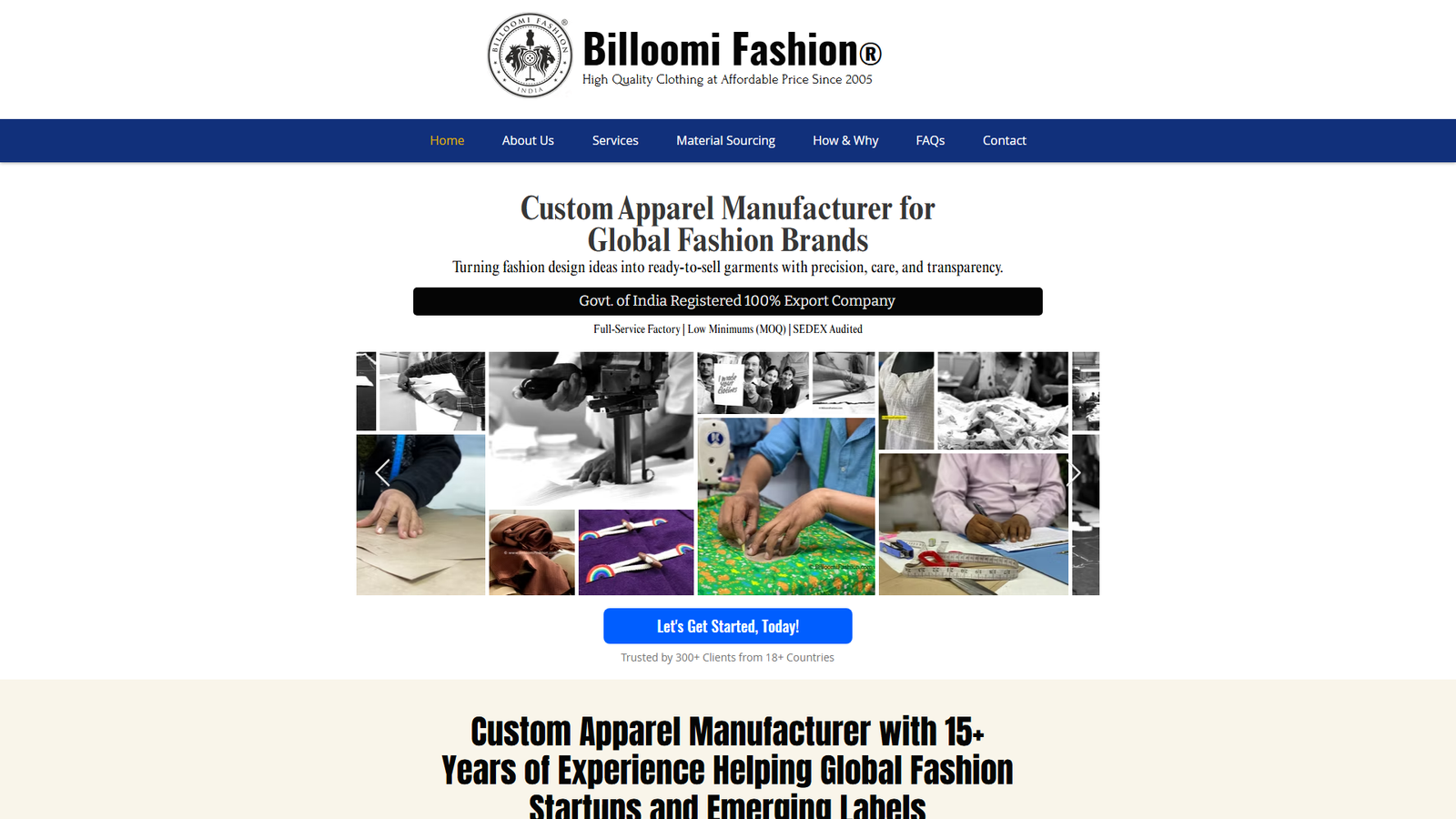 Billoomi Fashion textile startup India Billoomi Fashion textile startup India