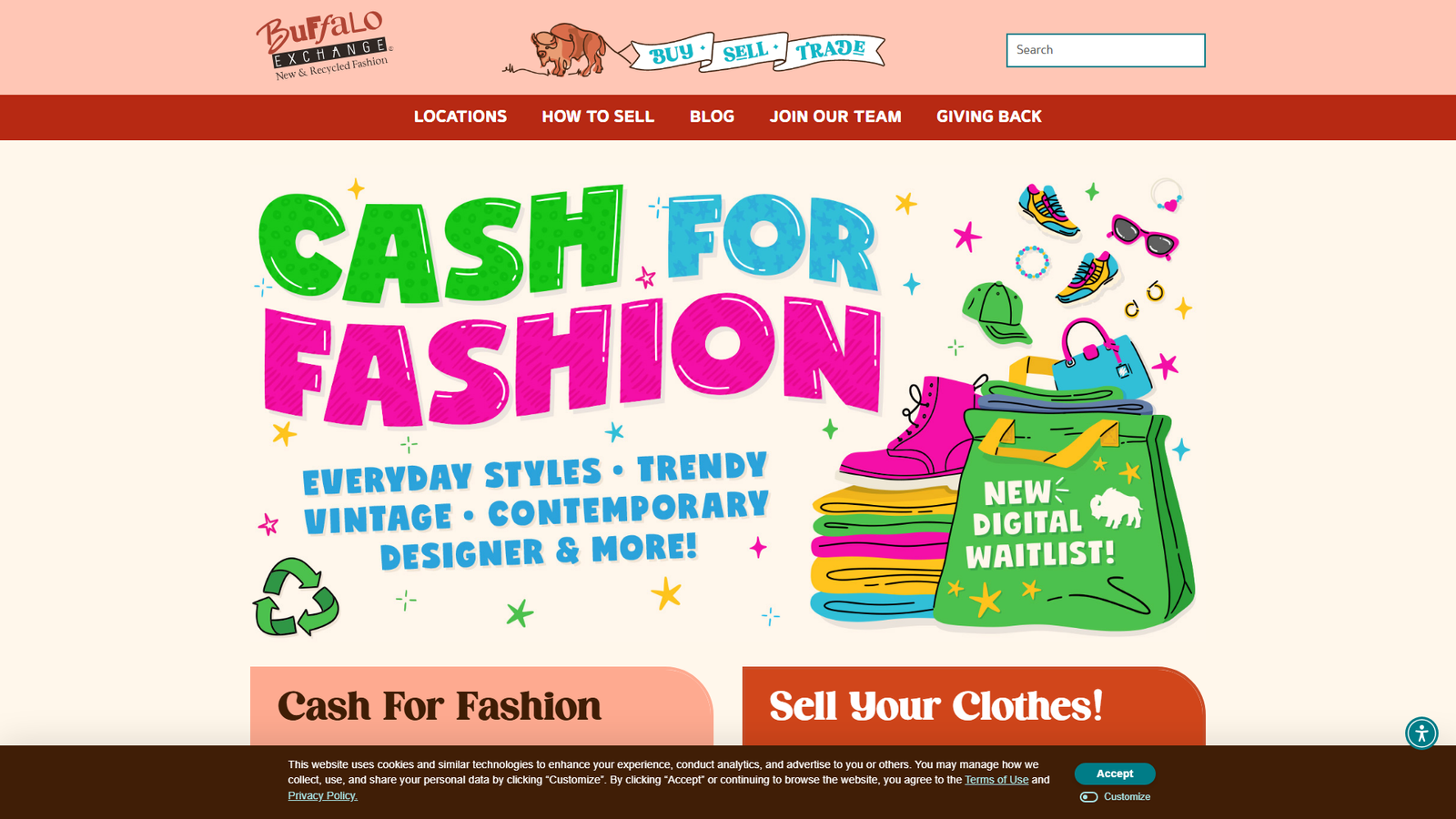 Buffalo Exchange apparel resale