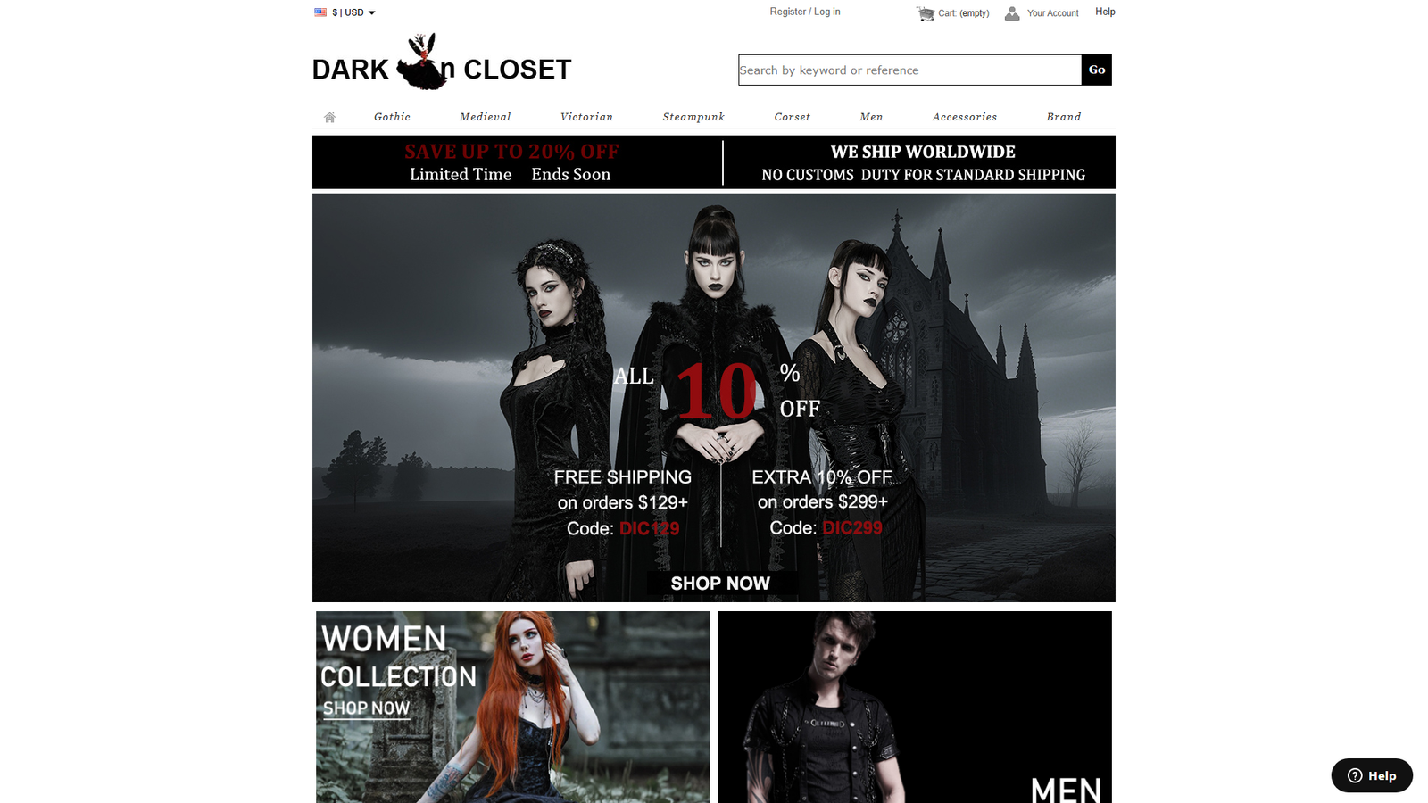 Dark in Closet dark alternative attire