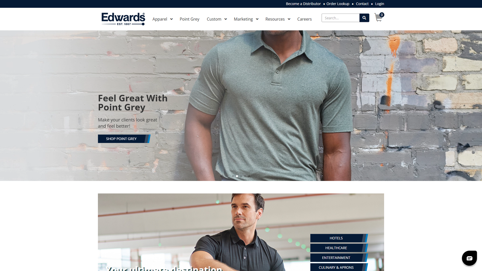 Edwards Garment bulk apparel buying