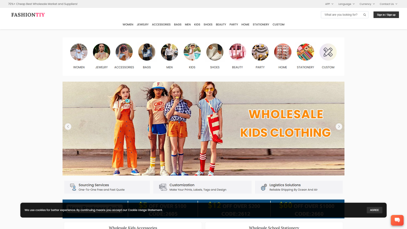 FashionTIY fashion wholesale suppliers