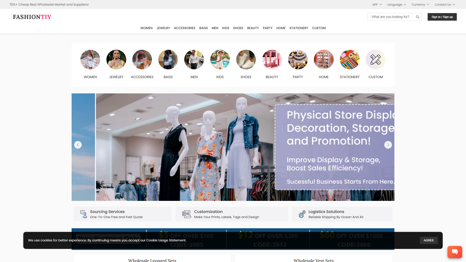 FashionTIY discount clothing shops