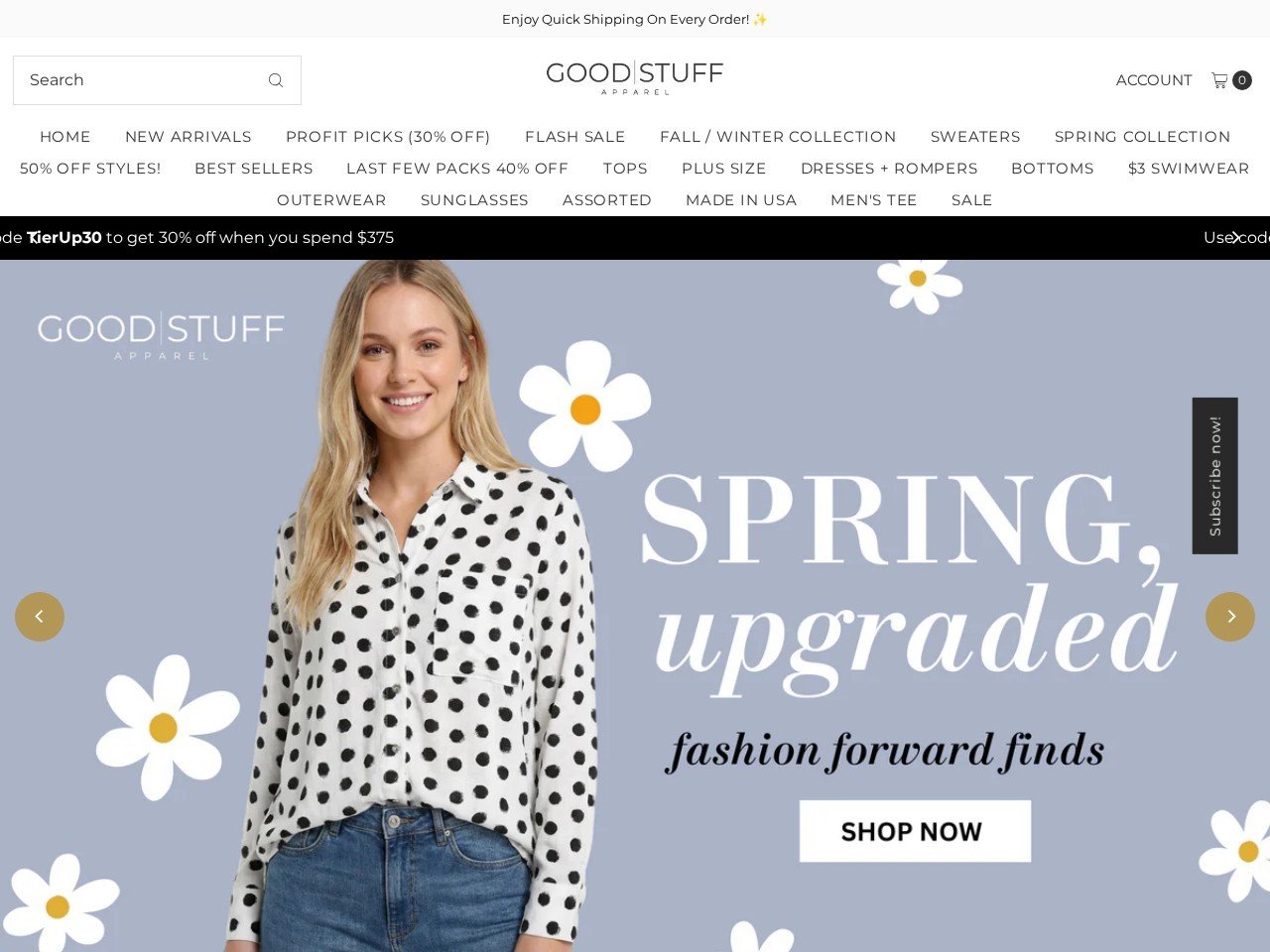 Good Stuff Apparel discount women's fashion