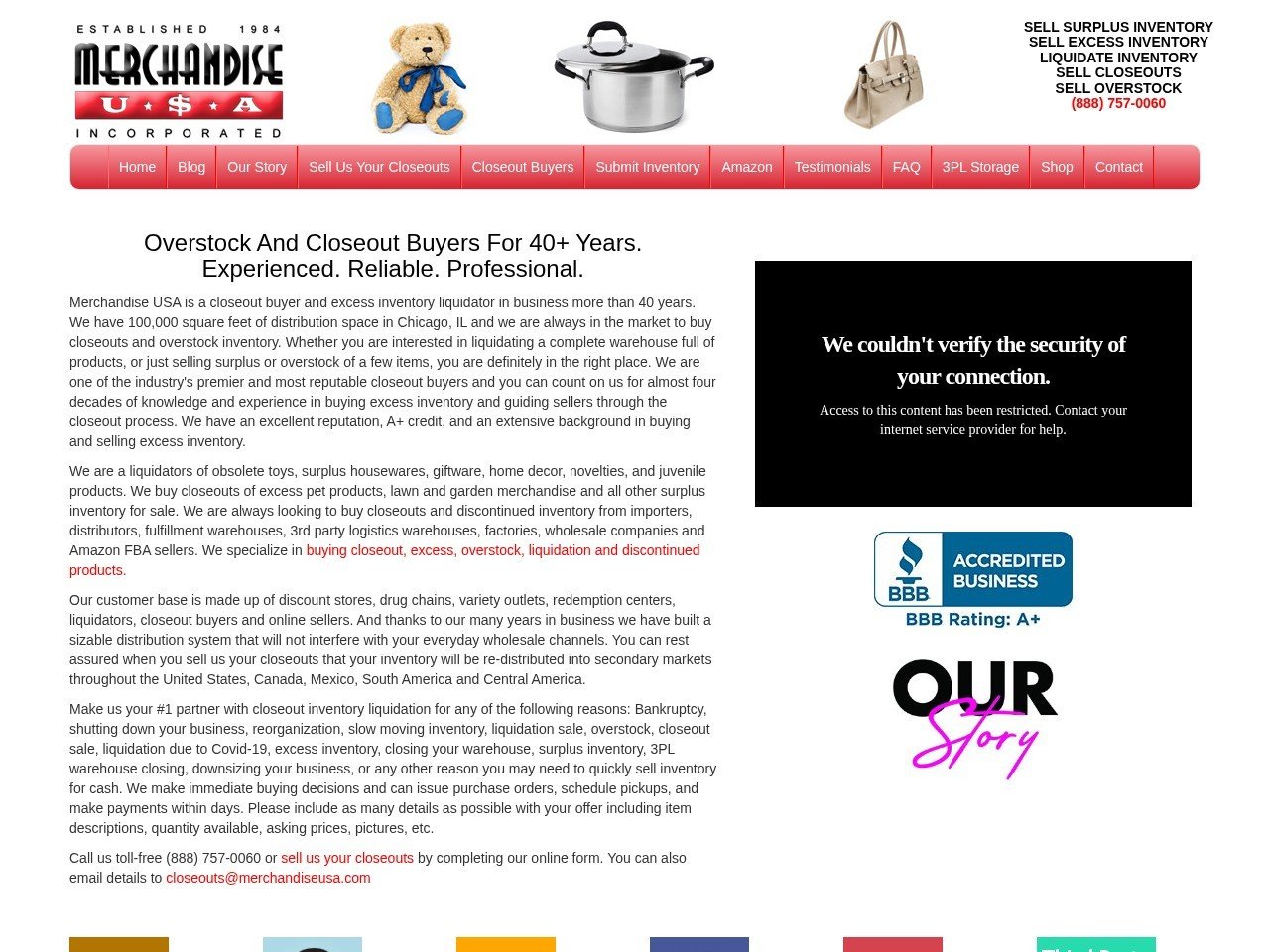 Merchandise USA bulk brand name fashion