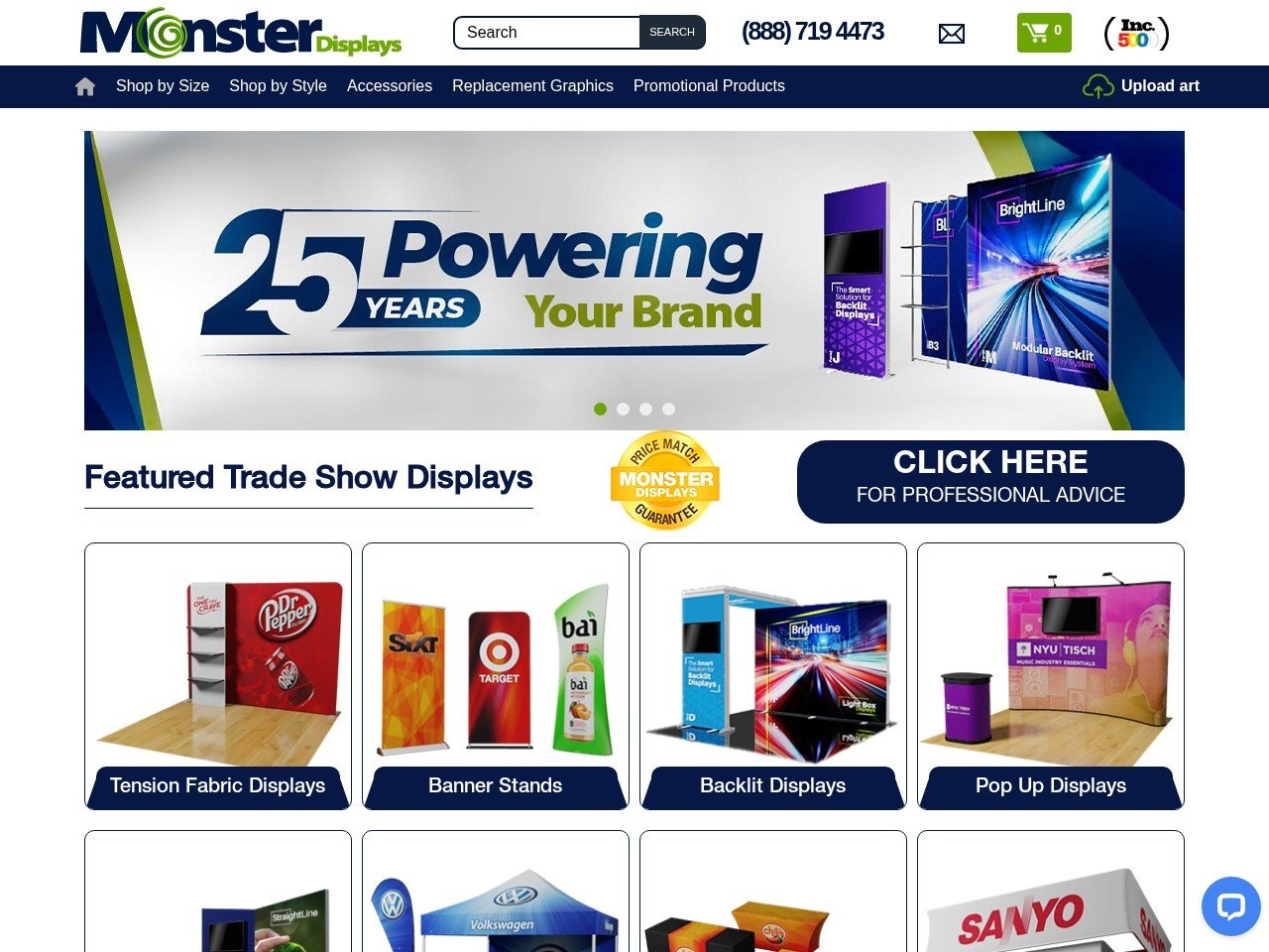 Monster Displays conference table drape