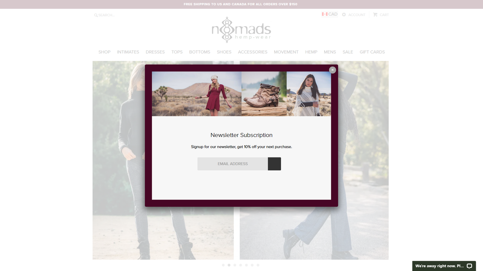Nomads Hemp Wear sustainable clothing wholesale