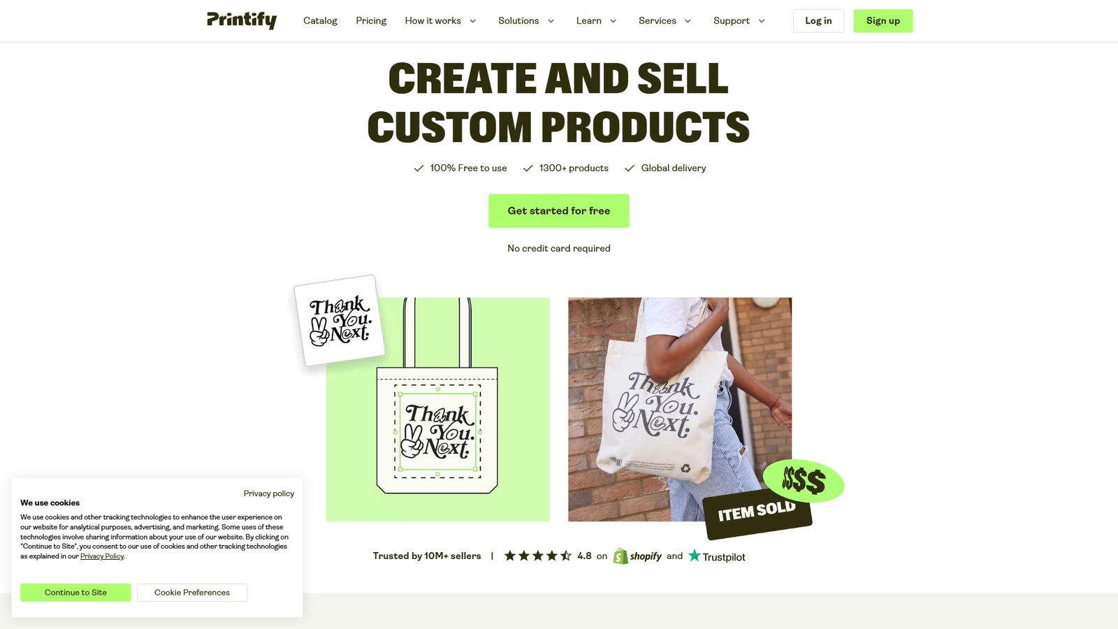 Printify customized clothing