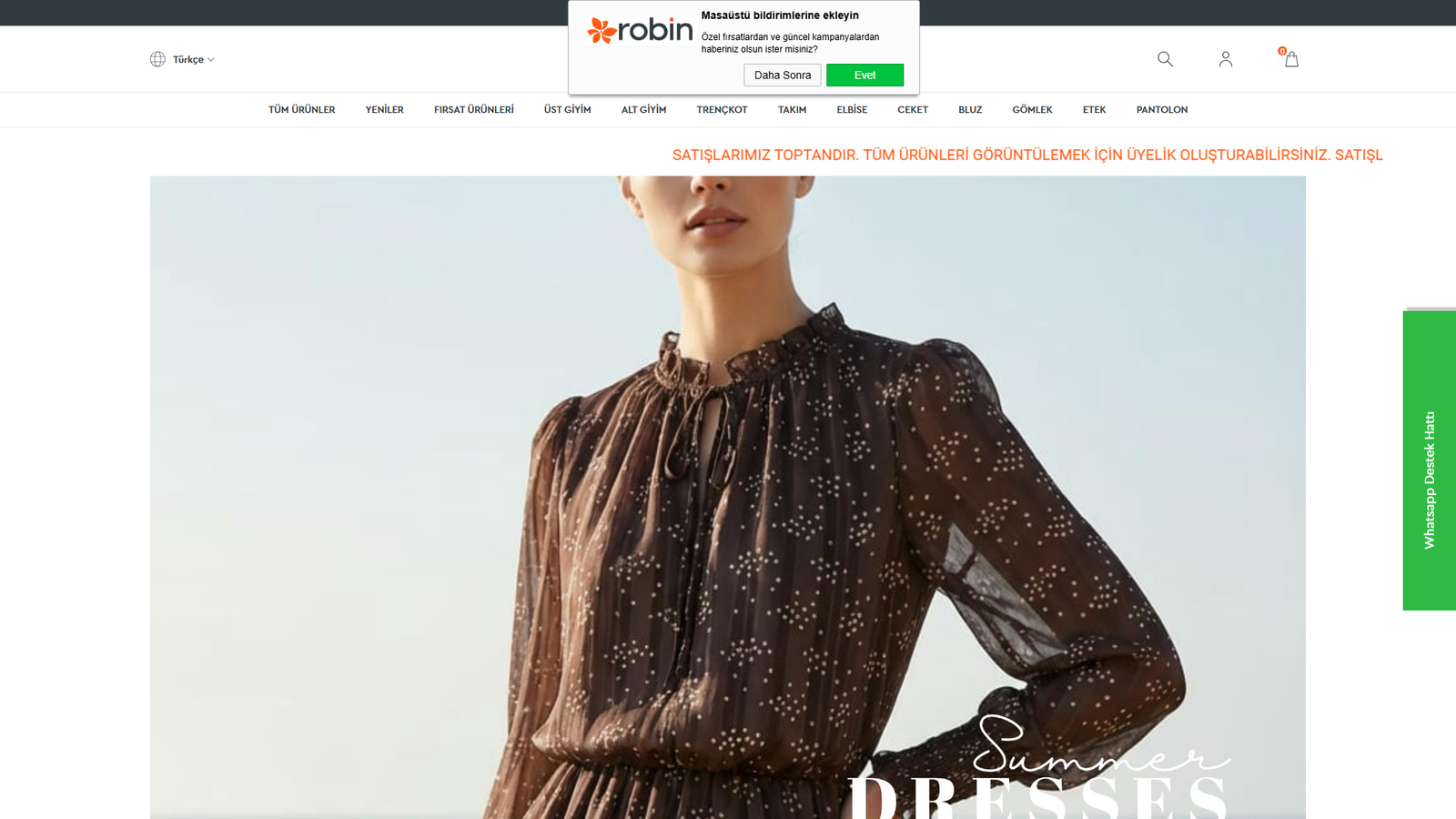 Robin discount fashion Turkey