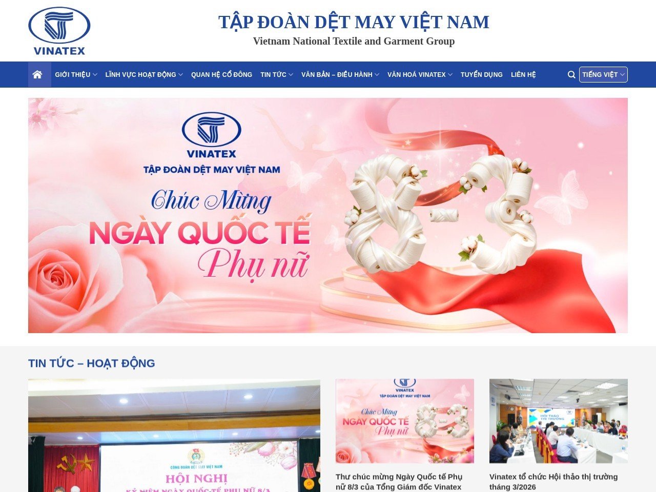 Vinatex Vietnam garment supplier