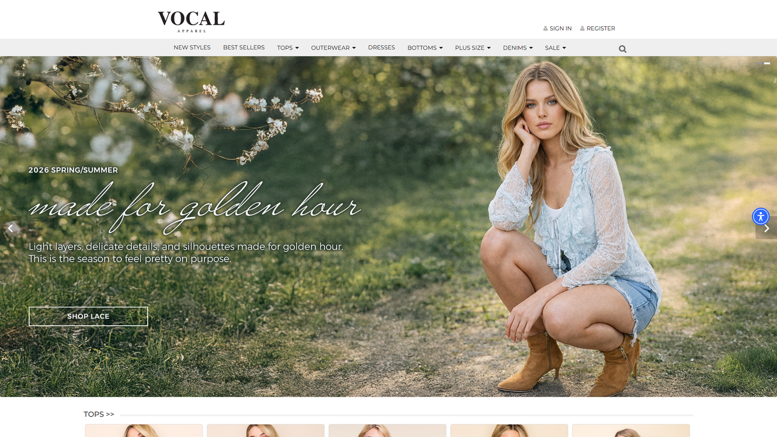 Vocal Apparel discount women's apparel