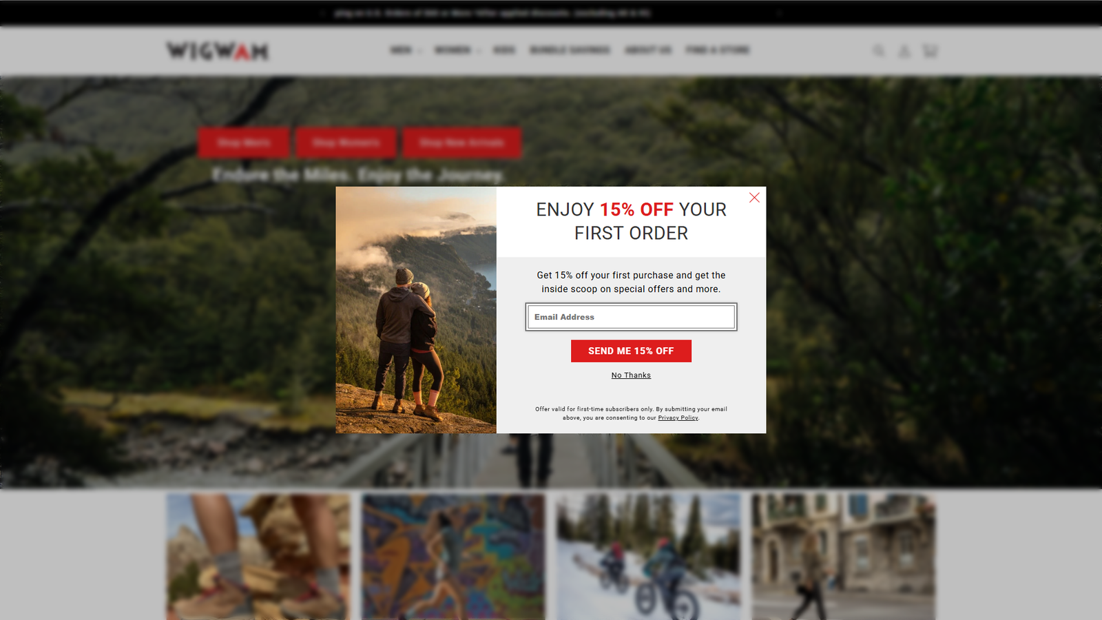 Wigwam USA manufactured clothing