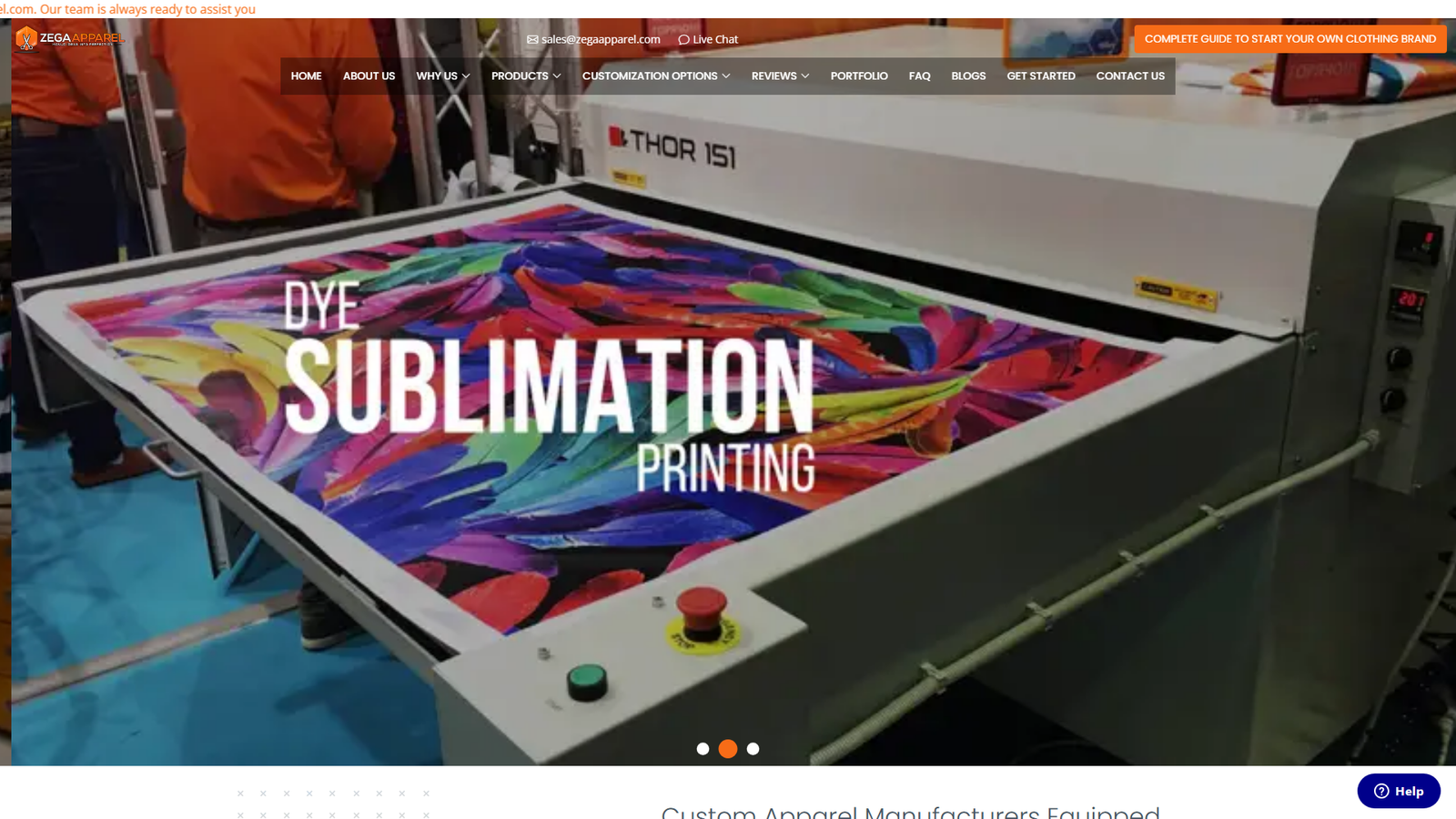 Zega Apparel fashion merchants