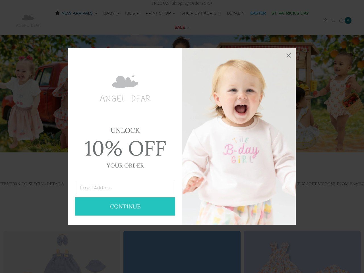 Angel Dear babywear wholesale