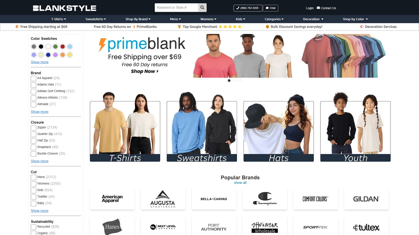 Blankstyle fashion wholesale dealer