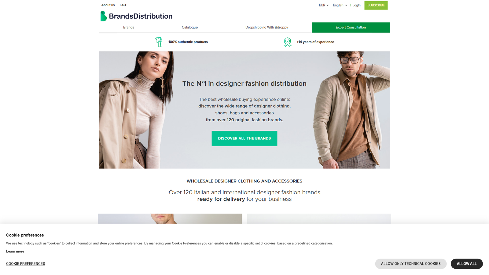 Brandsdistribution premium clothing wholesale