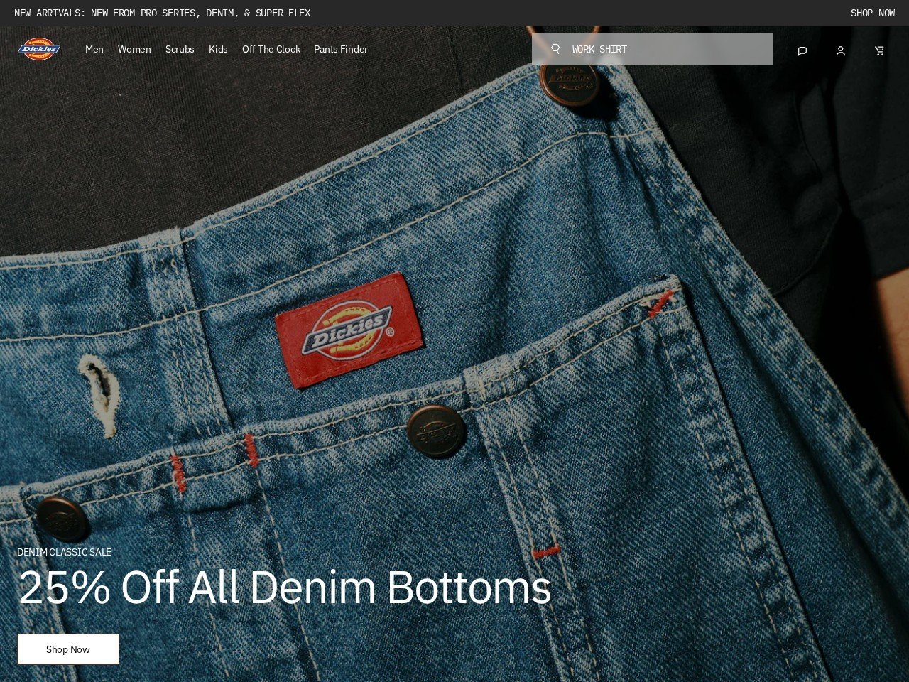 Dickies publicly funded garments