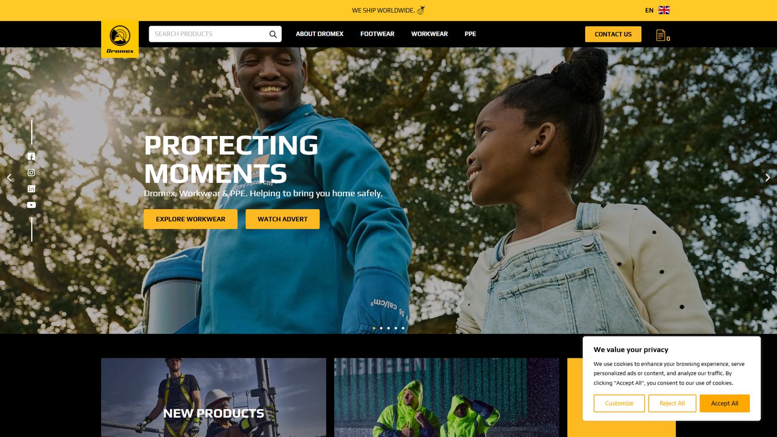 Dromex heat-resistant garments wholesale