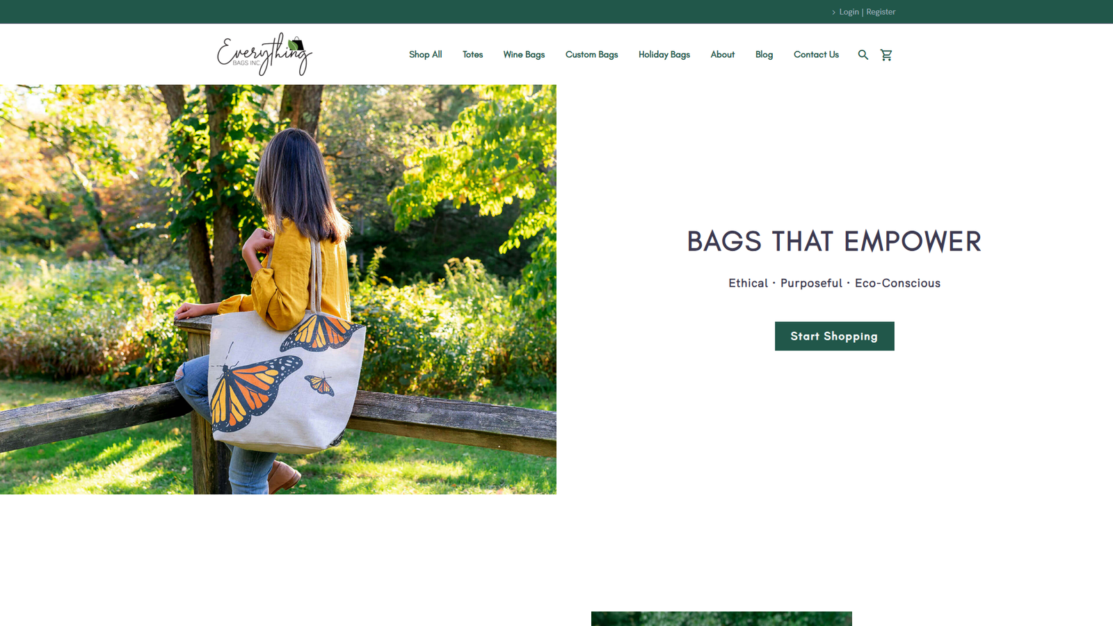 Everything Bags Inc. wholesale fabric totes