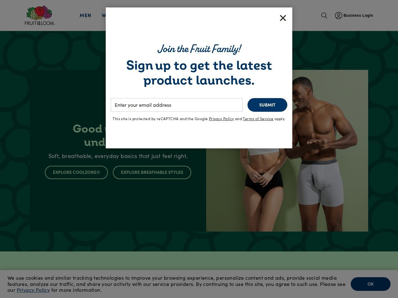 Fruit of the Loom clothing suppliers