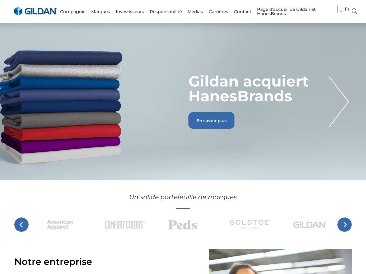 Gildan Activewear Inc. fashion wholesalers