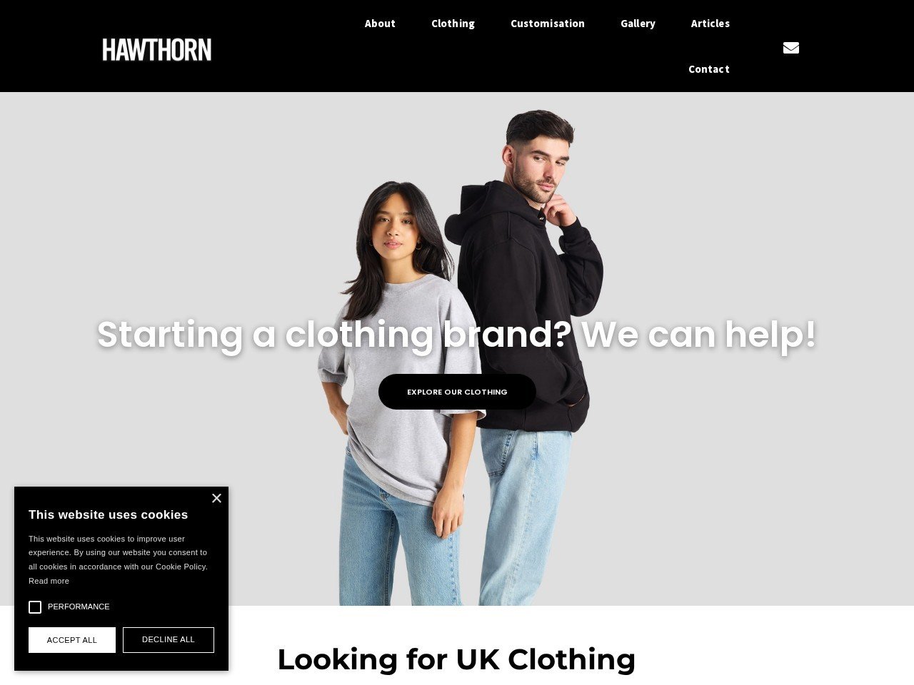 Hawthorn International Ltd premium clothing suppliers