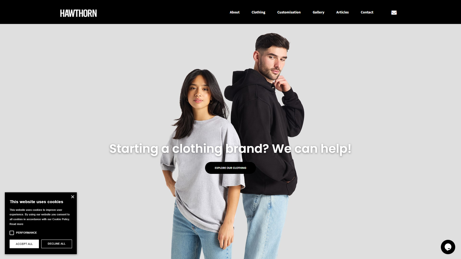 Hawthorn International Ltd sportswear suppliers