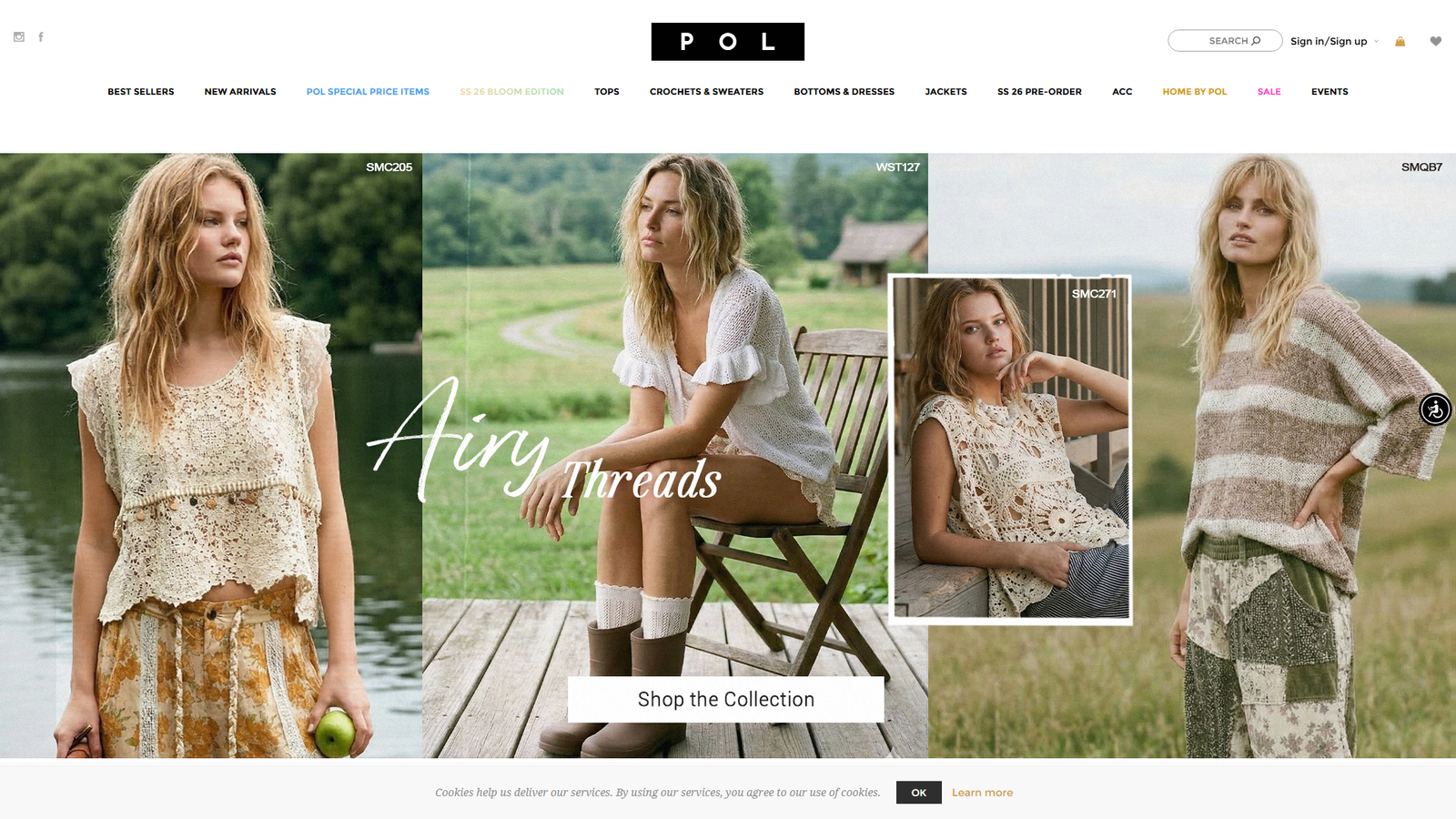 POL Clothing Emily garments supply