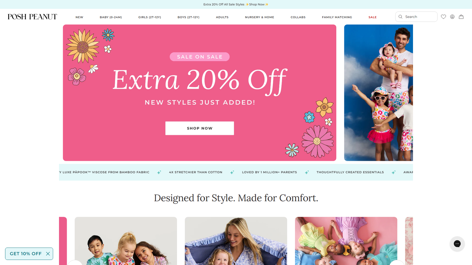 Posh Peanut newborn garment supplier