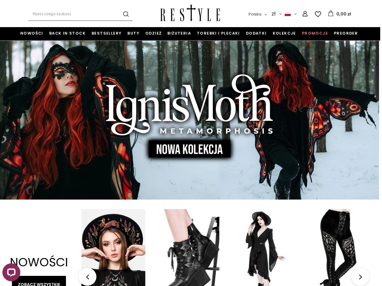 RESTYLE SPÓŁKA Z OGRANICZONĄ ODPOWIEDZIALNOŚCIĄ alternative clothing