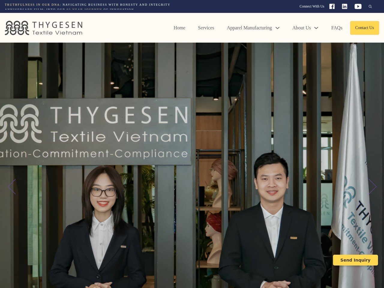 Thygesen Textile Vietnam apparel manufacturer