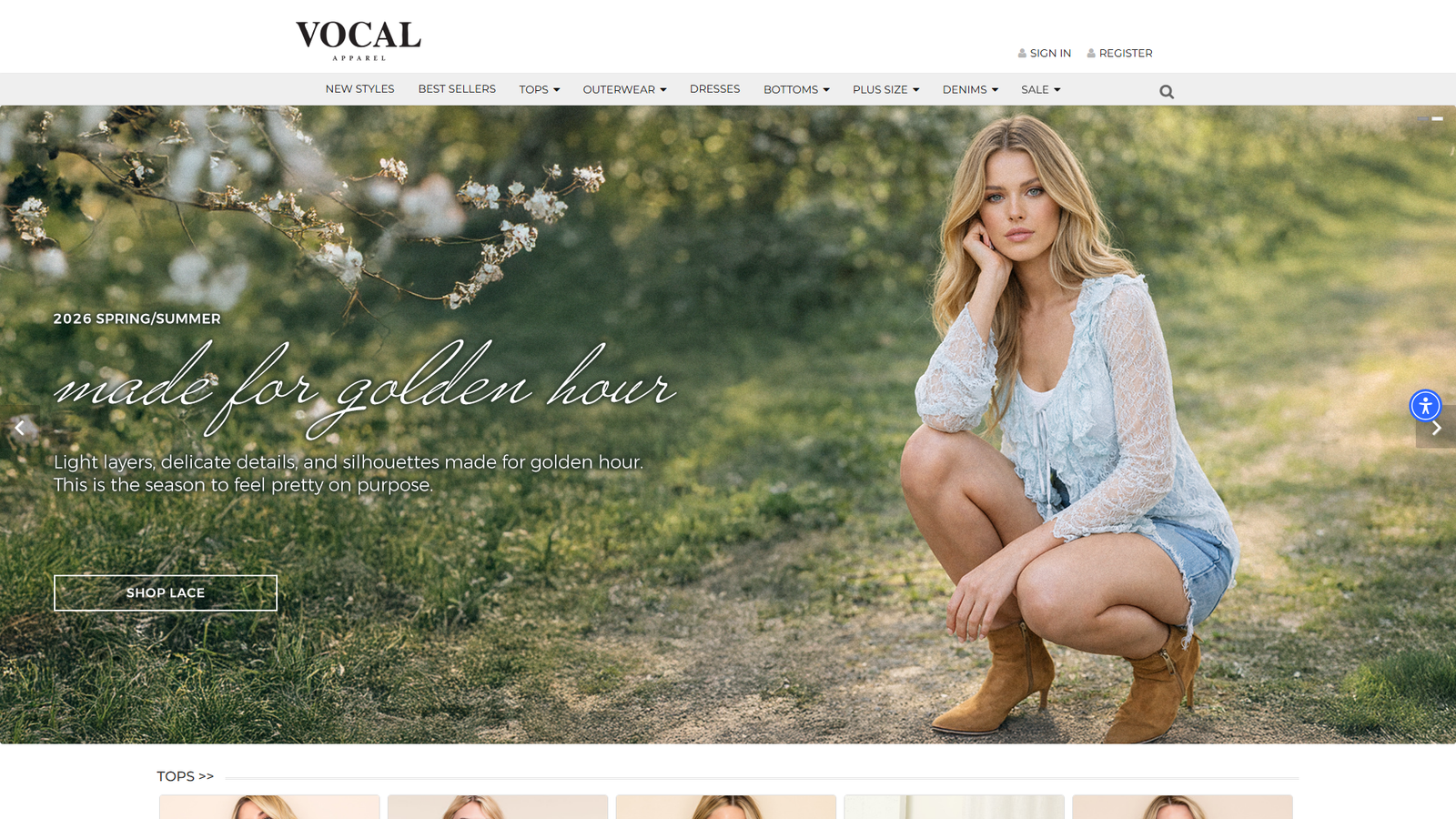 Vocal Apparel modern retail clothing