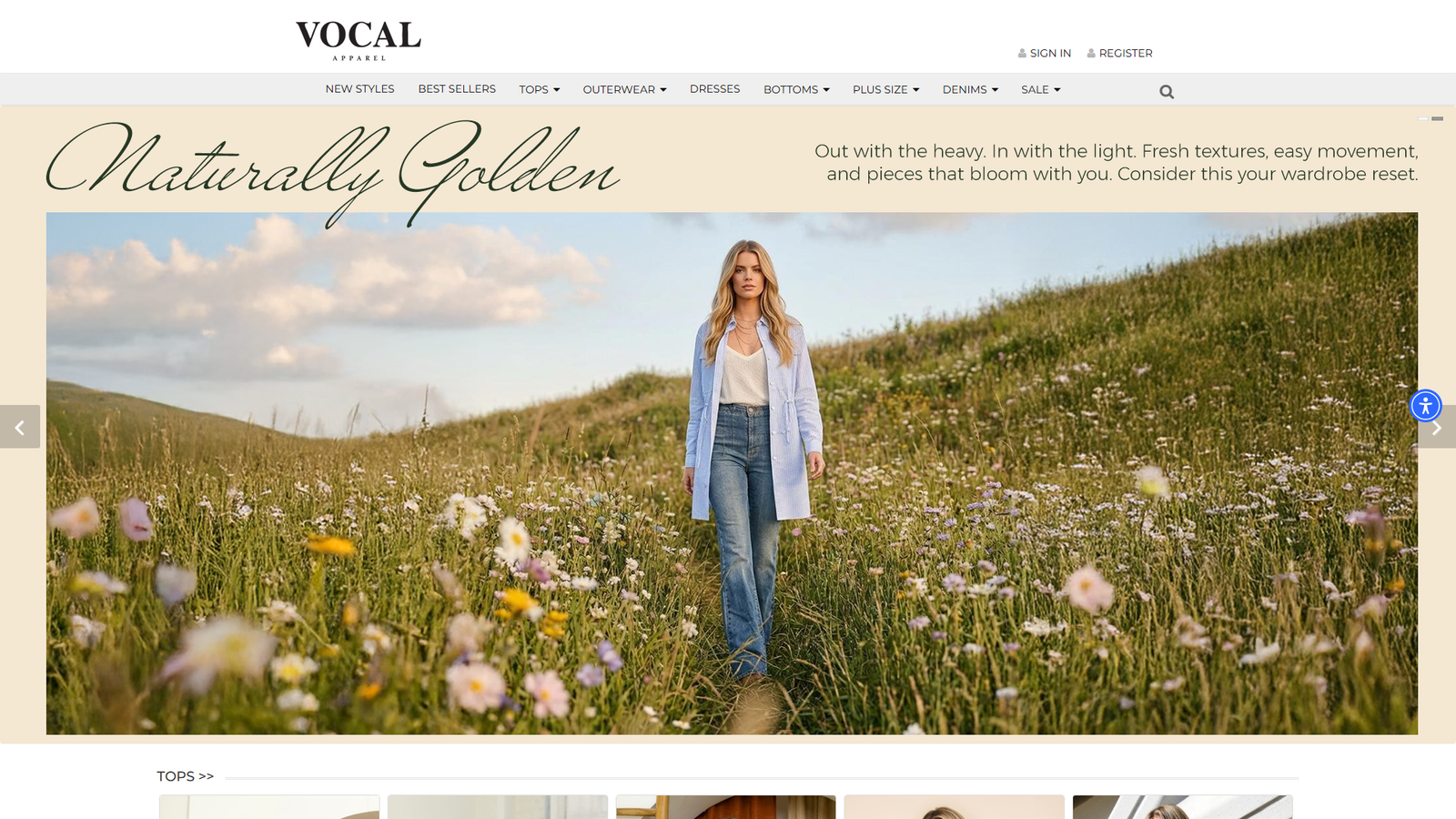 Vocal Apparel female wholesale garments