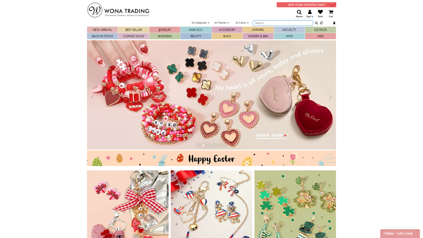 Wona Trading bulk clothing vendors