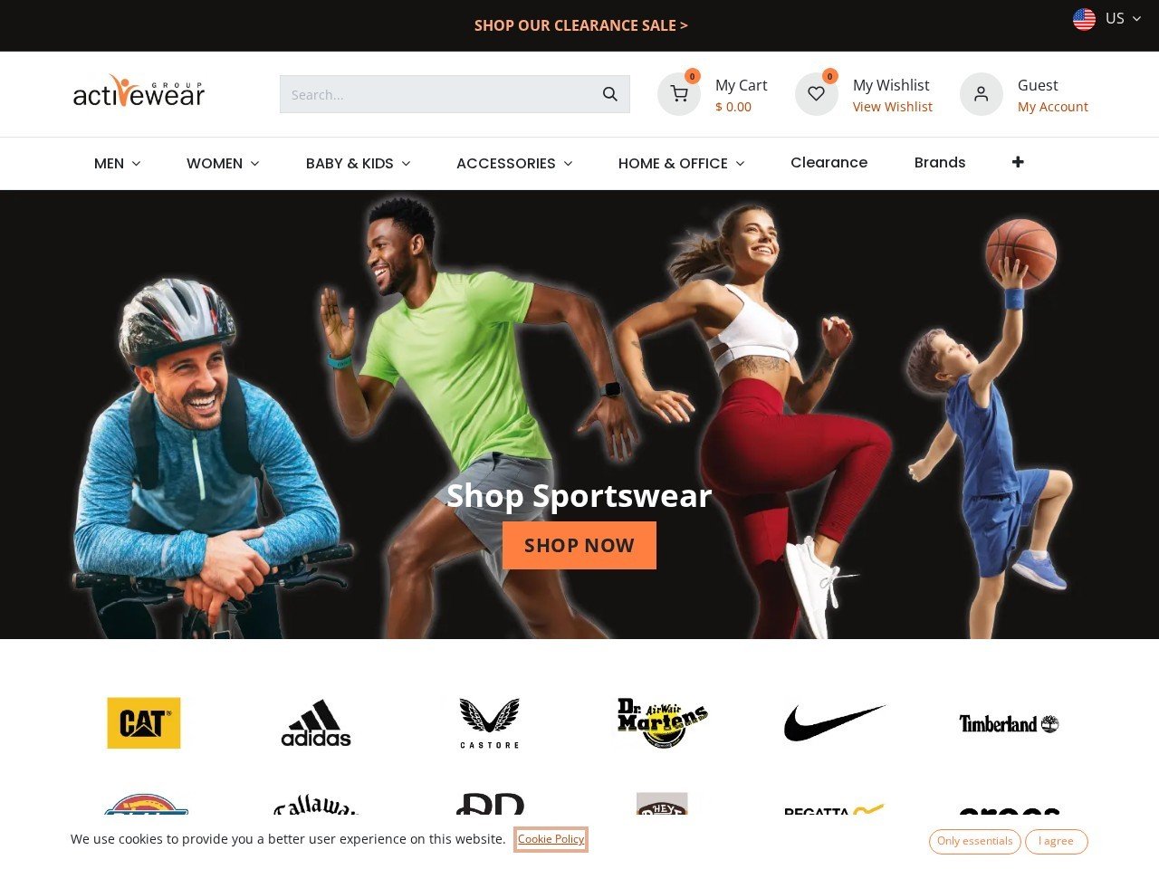 Activewear Group gym wear supplier