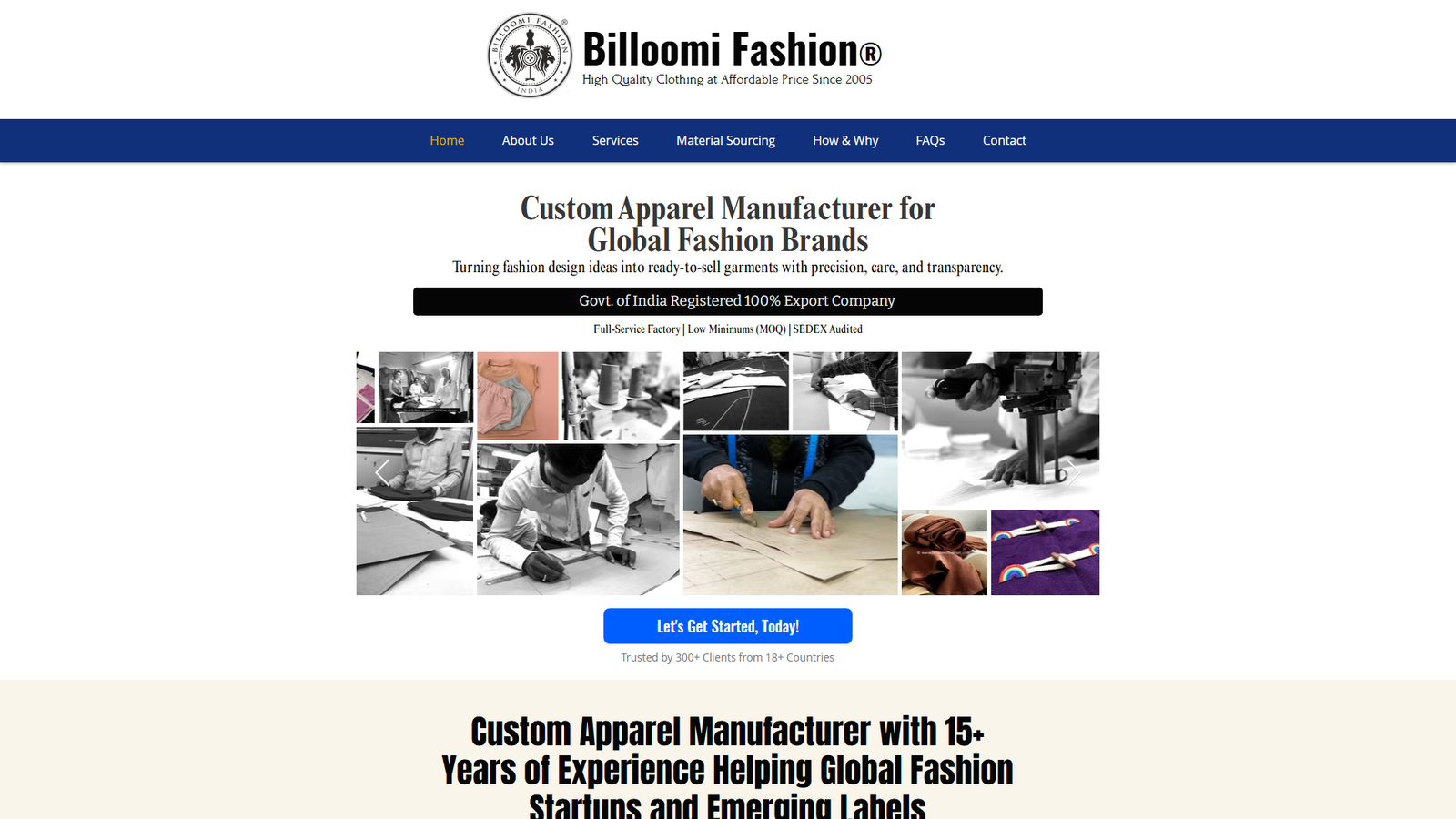 Billoomi Fashion textile demand fluctuations