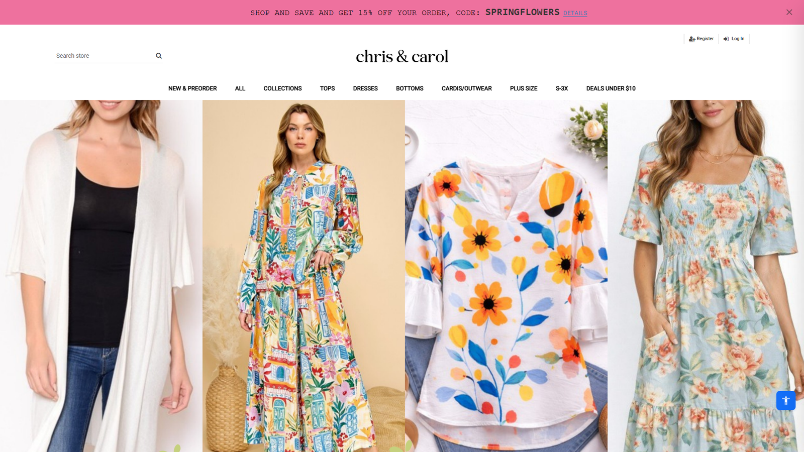 Chris & Carol women's clothing bulk suppliers