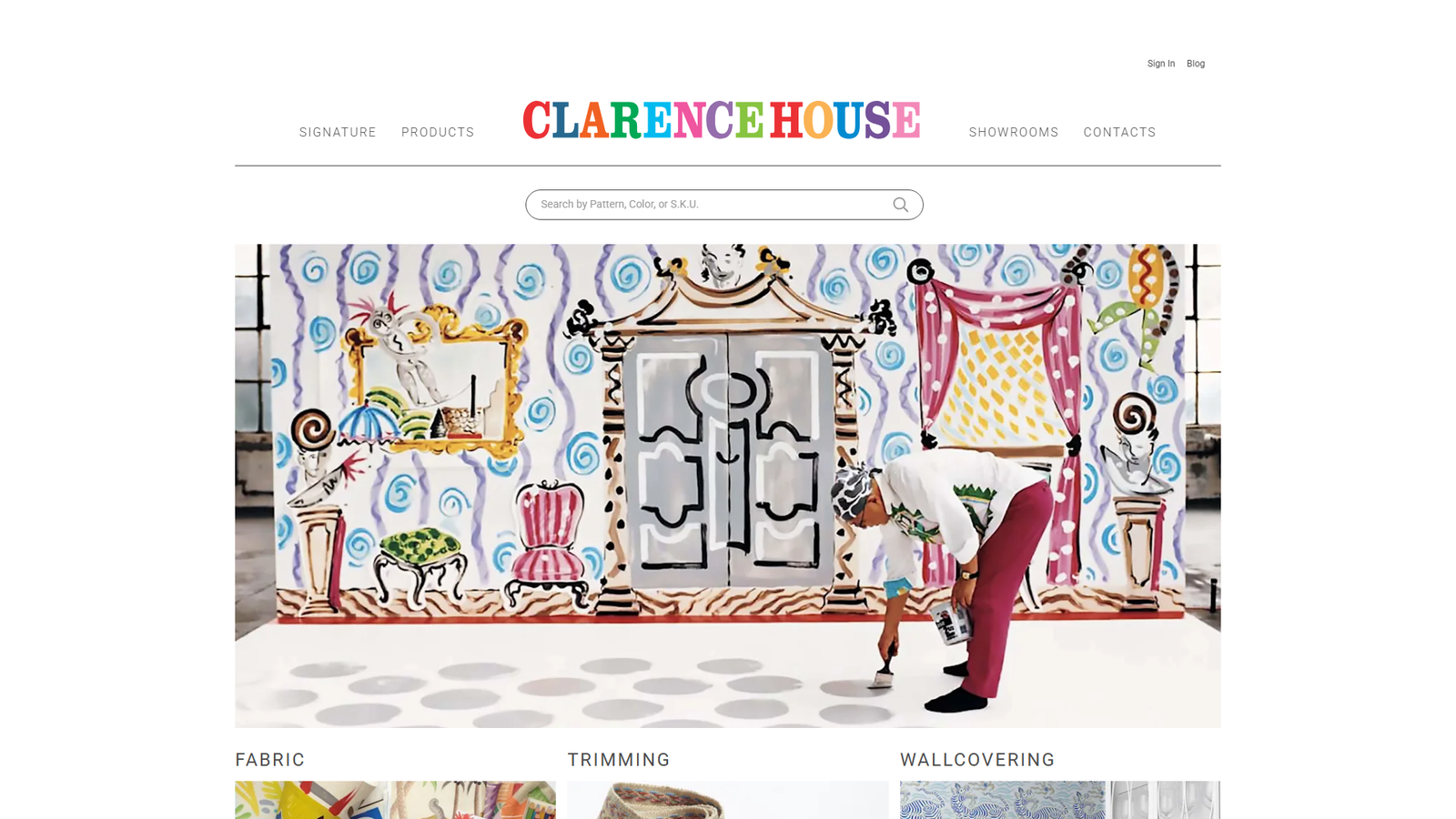 Clarence House trade fabric Clarence House trade fabric