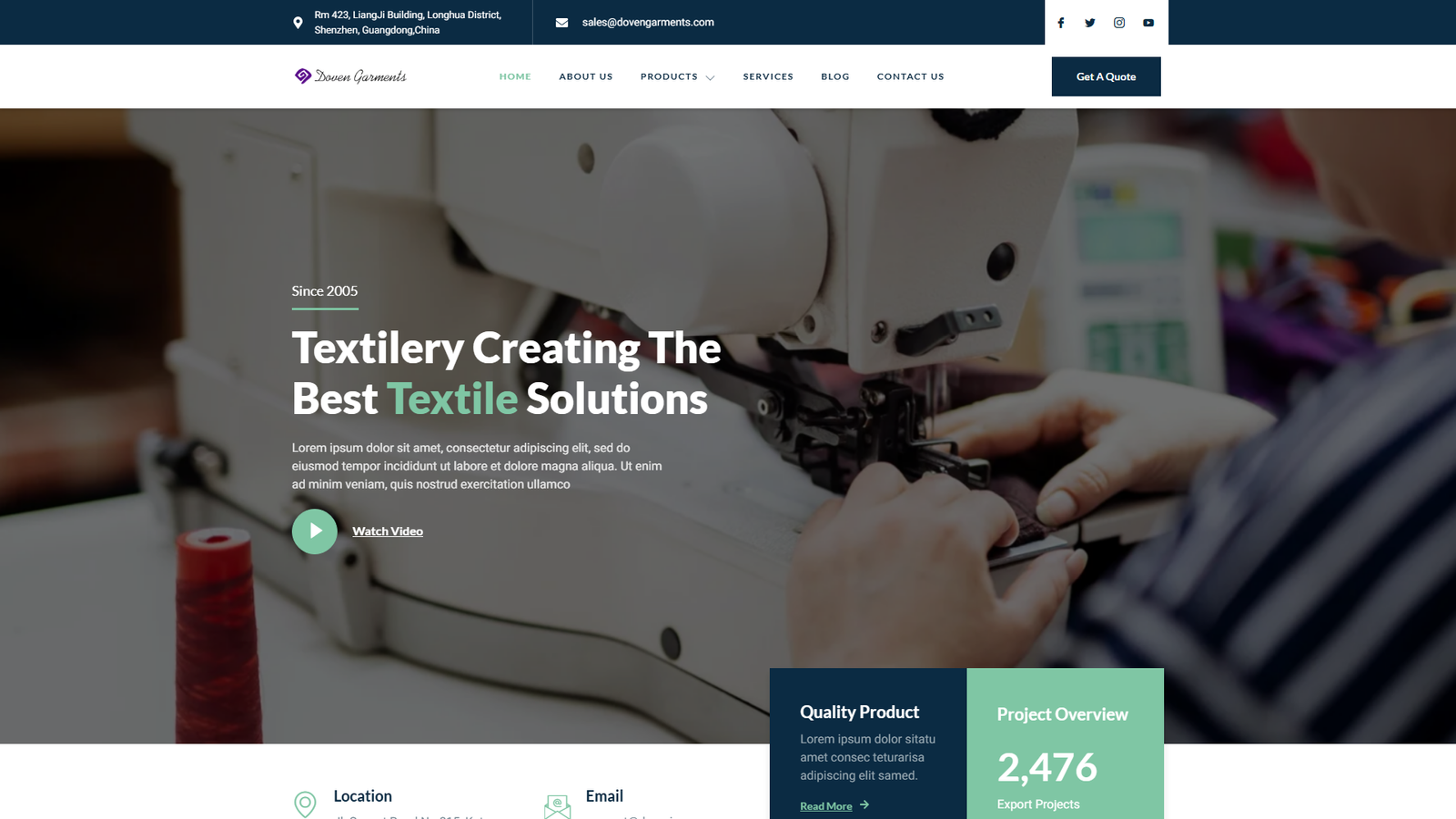 Appareify textile industry China