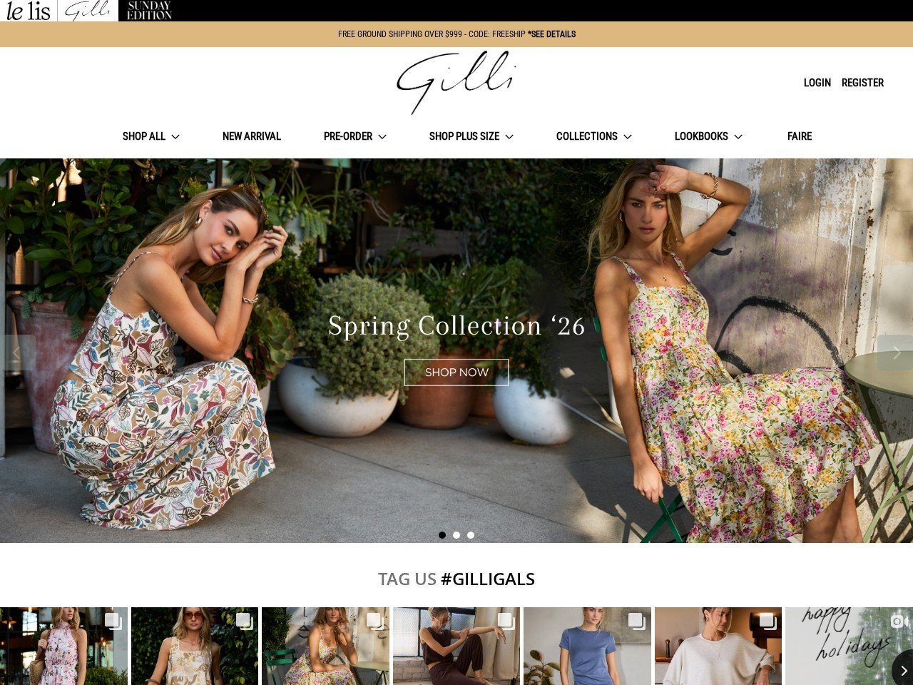 Gilli Clothing bloom garment wholesale