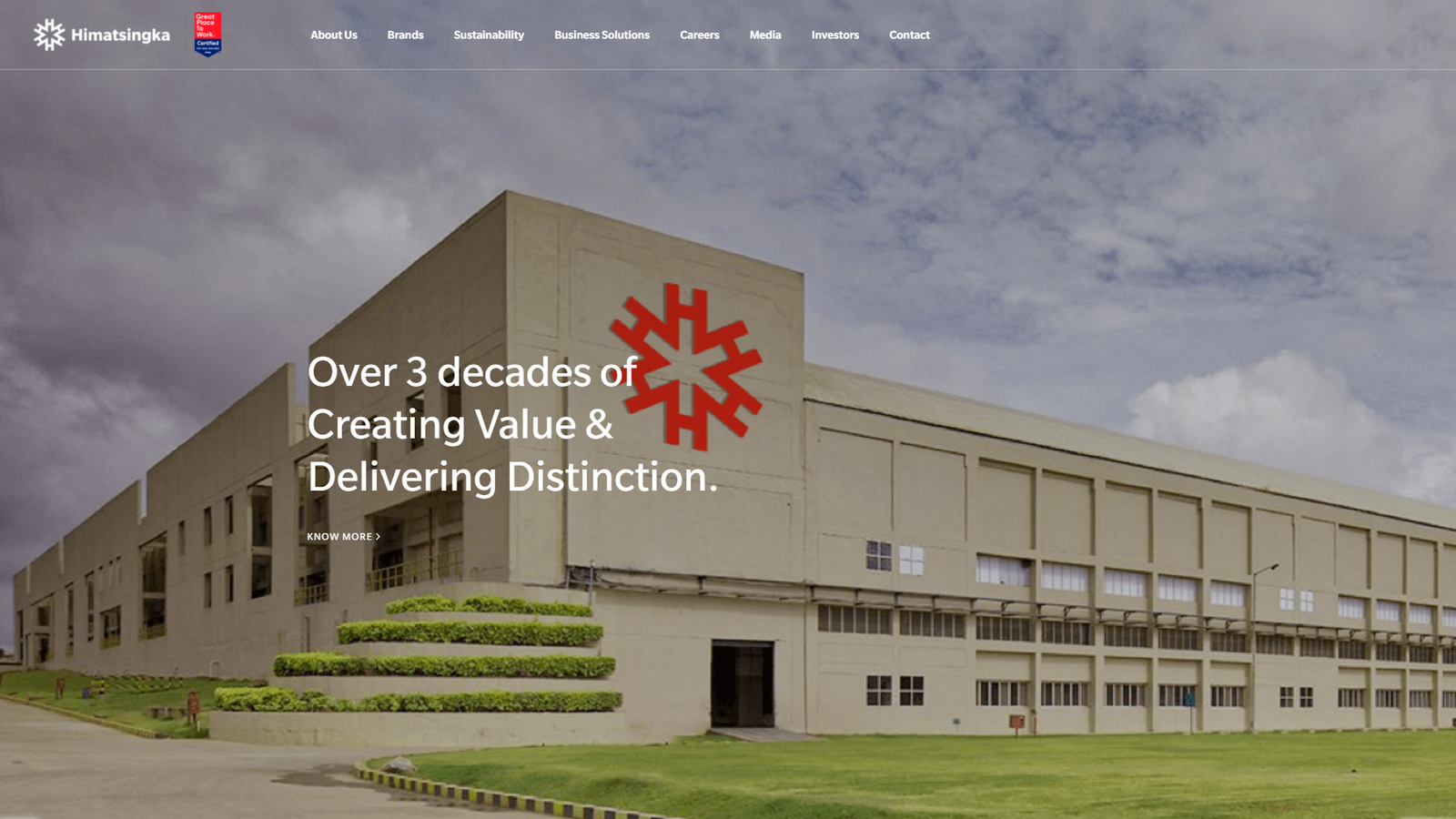 Himatsingka clothing manufacturing unit