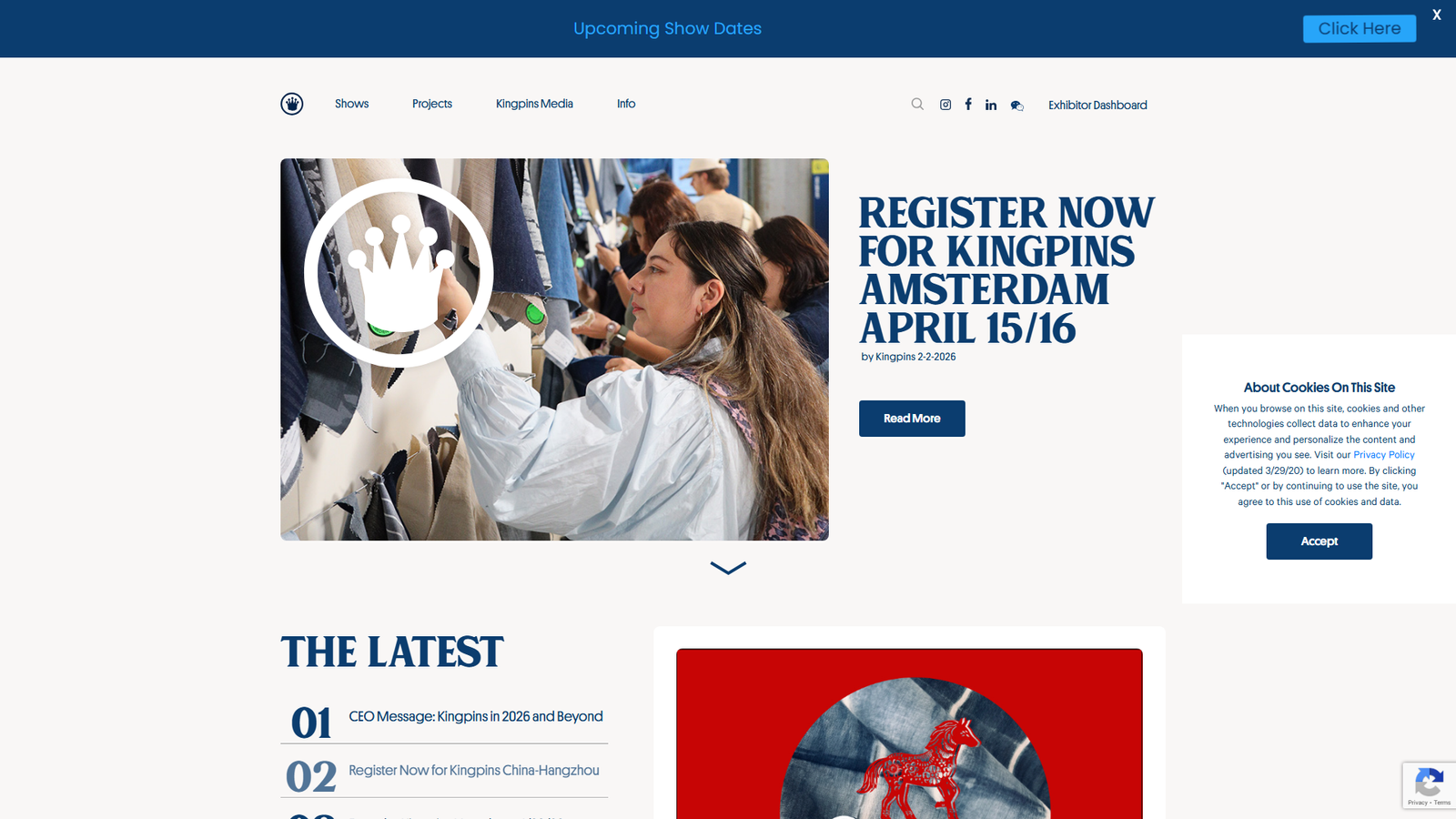 Kingpins Show textile trade shows