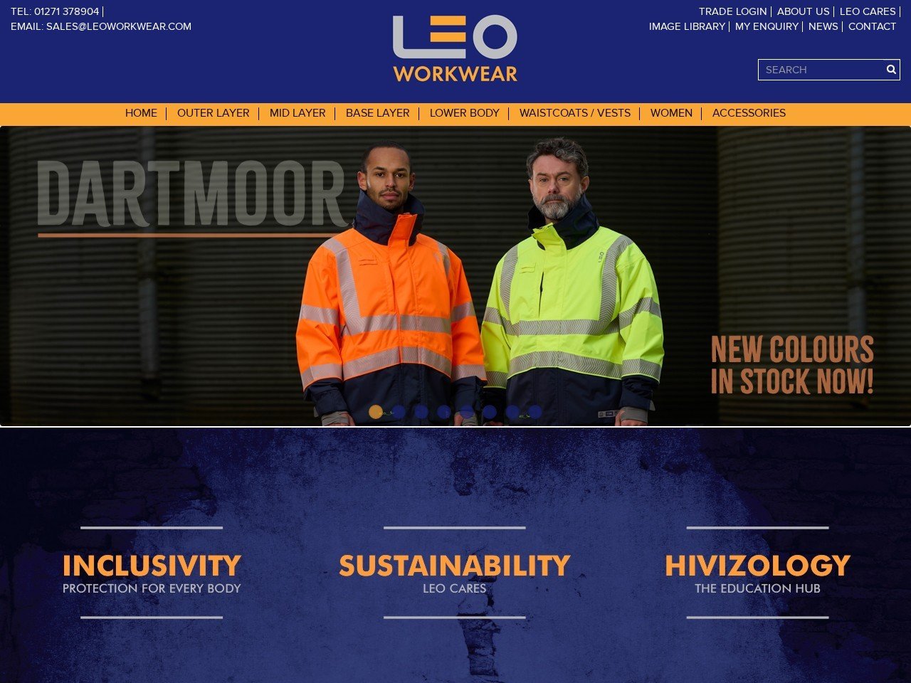 Leo Workwear efficient clothing outlet