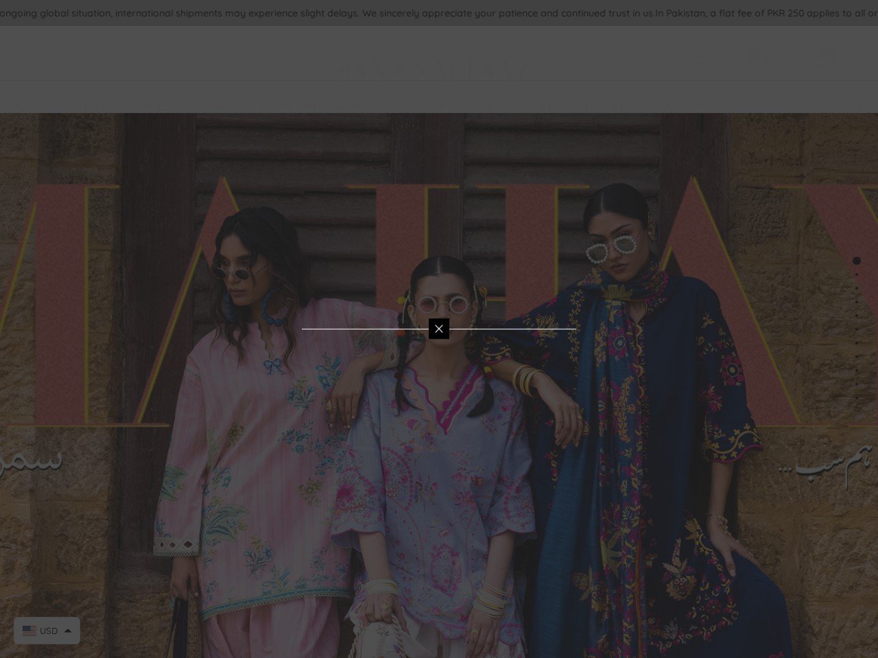 Sana Safinaz Pakistani fashion brand