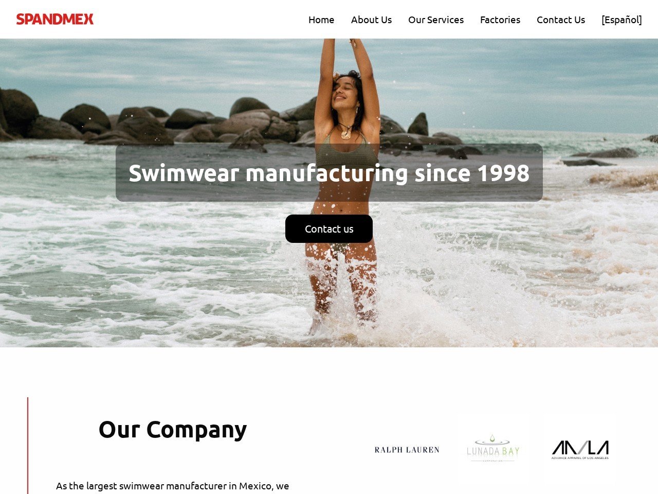 Spandmex Mexican clothing manufacturers