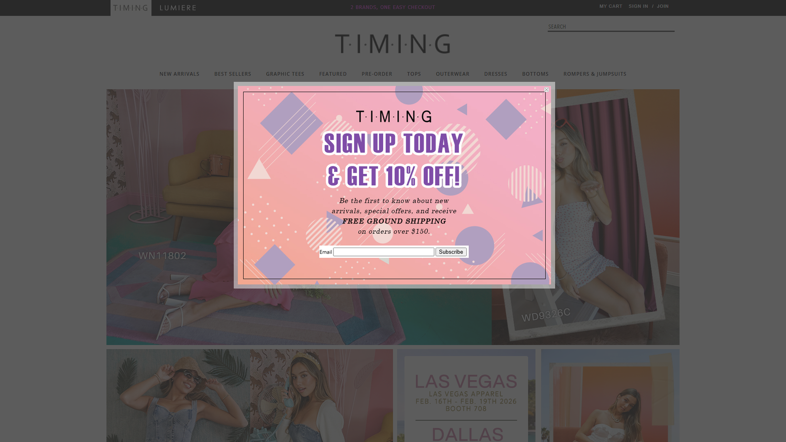 Timing Fashion women's garments wholesale