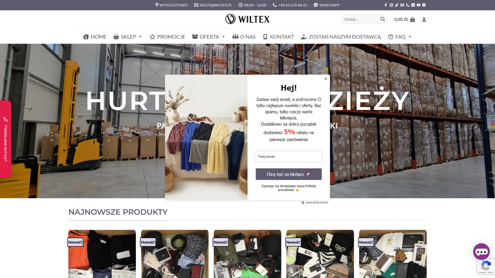 Wiltex thrift clothing suppliers