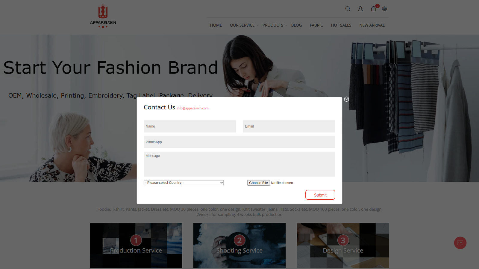 ApparelWin flexible MOQ clothing supplier ApparelWin flexible MOQ clothing supplier